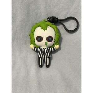 NEW Monogram Mystery BEETLEJUICE 2 3D Figural Foam Collectible Keychain Bag‎ Tag
